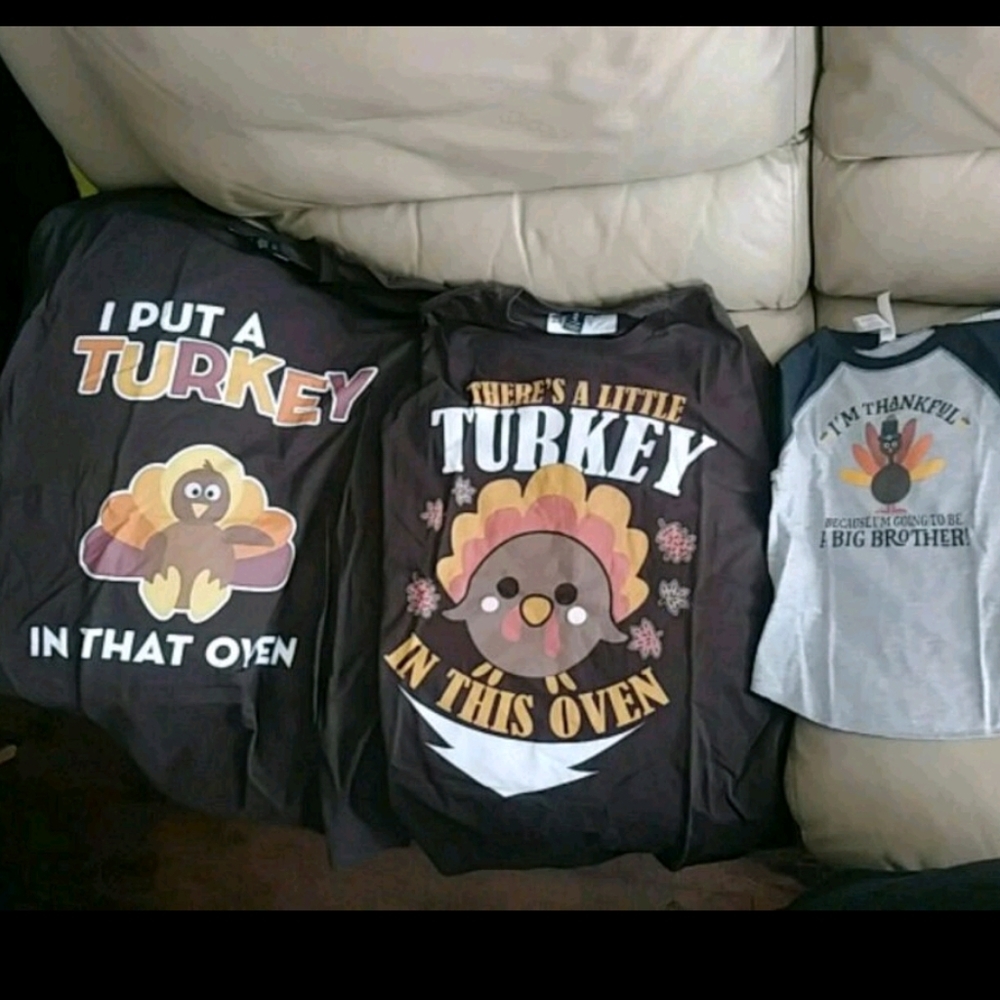 Thanksgiving Baby Announcement Shirts